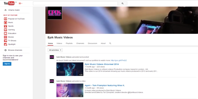 How can I promote my music video online for free?